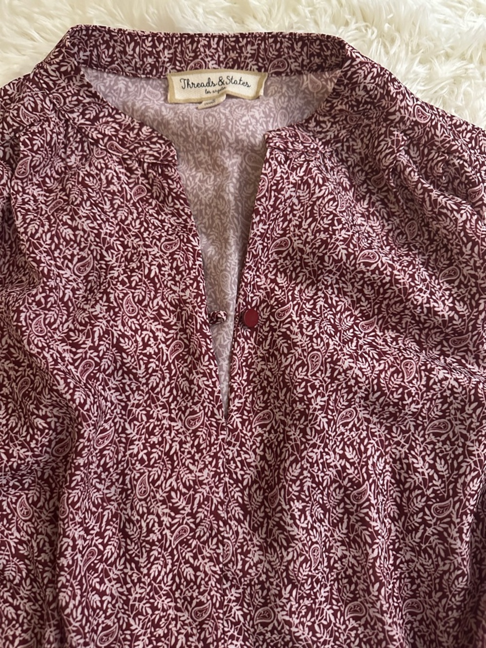 Women's Long Sleeve Floral Midi Dress - Mauve Pink - Picture 3 of 8